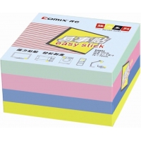 齐心D5005，强力易事贴（四色混装）