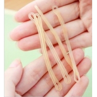 得力3211，30g袋装乳胶圈（1/64/512）得力橡皮筋（30克/包）乳胶圈 橡皮圈 皮套 捆扎胶圈 30克/包