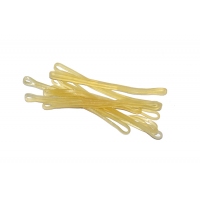 得力3211，30g袋装乳胶圈（1/64/512）得力橡皮筋（30克/包）乳胶圈 橡皮圈 皮套 捆扎胶圈 30克/包