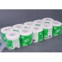 清风B22AA3，130g平纹卷纸(1/10)空芯卷纸 App卷式卫生纸 厕纸