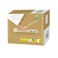 D1918 朝阳 190-1电脑打印纸彩色1/3非撕