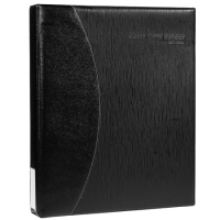 齐心A1613，高级商务名片册，4孔夹600张