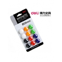 得力7824，20mm磁钉,白板磁扣，磁粒