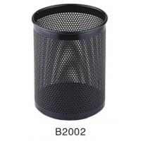 齐心B2002，冲孔中号圆笔筒