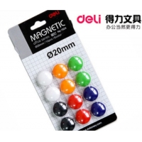 得力7824，20mm磁钉,白板磁扣，磁粒