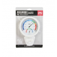 得力9016，室内外温湿度计，温度计
