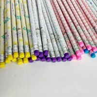 小松树3018，盒装森花物语高档铅笔-HB圆杆铅笔，热转印膜学生铅笔-HJ3018