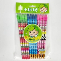 小松树8512，袋装子弹头橡皮铅笔，刀形橡皮/大皮头铅笔-HJ8512
