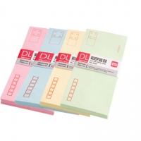 得力3424，彩色信封-5号DL-20只装