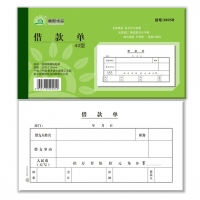 B3805 朝阳 B版借款审批单，单据，财务用品
