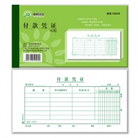 B3808 朝阳 B版付款凭证，单据，财务用品