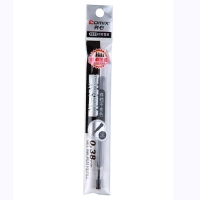 齐心R939，0.38mm财务笔替芯-黑色/红色