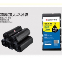 齐心L104/E，5060大号加厚型垃圾袋30只装，特厚，50*60CM大号规格