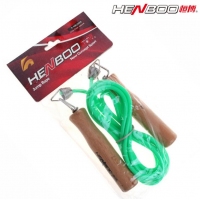 恒博3600，360度木柄跳绳，PVC跳绳