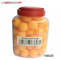 HB608 恒博 一星乒乓球(60只桶装）-黄