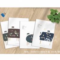 本子铺64K80型，时尚车线本，26480/缝线本/轧线本