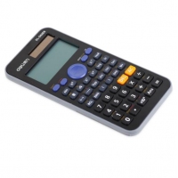 得力82es，函数计算器/科学计算器（D-82ES），双行大屏幕显示/双电源函数计算器/易拉式保护盖保护