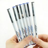晨光GP1390，全针管中性笔/签字笔/水性笔 0.5mm 黑色 12支/盒