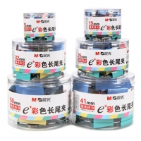 晨光ABS92739，彩色长尾票据夹/办公文具彩色燕尾夹/蝴蝶夹凤尾夹 41mm