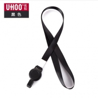 优和6744，1.5CM易拉扣长挂绳，伸缩扣/门禁卡证件卡套挂绳