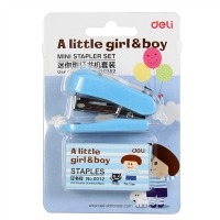得力0352，12#学生订书机套装（爆款一口价）卡装订书机+订书针套装