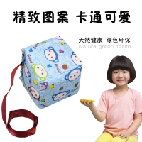 儿童带绳小沙包 幼儿园小学生丢沙包拉带手抓玩具手工扔沙包