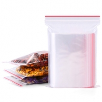 6号自封袋（加厚型）12*17CM塑料袋子/透明包装袋PE自封袋小号密封塑封口袋