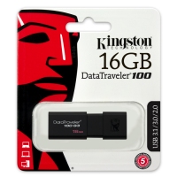 金士顿DT100G3,16G伸缩滑盖U盘 USB3.0优盘