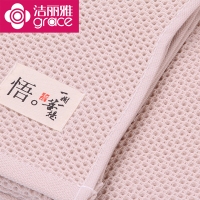 洁丽雅9101，76*32cm纯棉纱布毛巾成人柔软吸水洗脸面,柔软面巾68g左右/条巾