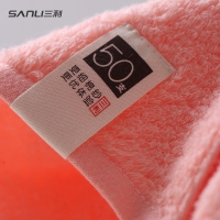 三利C905，74*34cm利凯特王妃面巾/女士毛巾夏天纯棉吸水超柔软成人家用全棉洗脸洗澡大毛巾柔软女士洗脸面108g左右/条