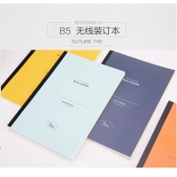 得力WB580，B5笔记本80页无线装订本胶装本日记本
