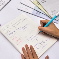 得力CFA550，A5 50错题本改错本高中初中学生数学纠错集
