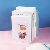 得力70452，学生书挡夹书立桌面书本阅读架金属挡板文具用品