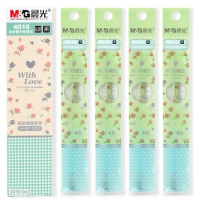 晨光4016，0.38笔芯，碎花物语0.38全针管中性笔替芯，盒装学生考试笔办公...