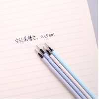 得力A779，学生中性笔芯替芯水笔芯签字笔芯-0.35mm全针管（黑）