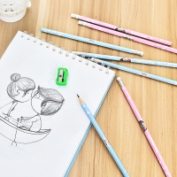 小树苗MG111205，12支装吸卡六角铅笔