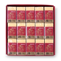 得力71065，连中三元系列学生考试橡皮擦 黄色