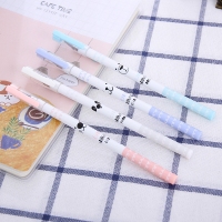 （特价品）得力A011A-01，0.35mm半针管笔中性笔水笔尖书写流畅写字签字笔