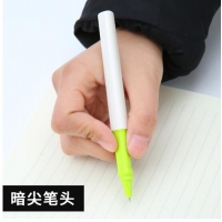 得力A912，学生矫姿钢笔（1/12/216） 练字钢笔 学生用 自带可擦除笔 EF暗尖
