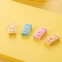 得力71123，4B皮卡丘系列橡皮擦铅笔擦卡通橡皮 