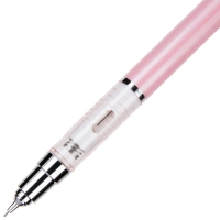 得力S334/S335，0.5mm/0.7mm 简约日系卡通学生透明杆自动铅笔磨砂活动铅笔