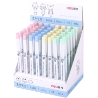 得力S485，自动笔铅芯 按动铅笔笔芯 替芯HB铅芯0.5mm