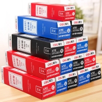 得力A700，学生中性替芯(20/240/2880)黑色 蓝色全针管中性笔芯 0.35mm签字笔笔芯水笔替芯