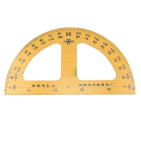 大号木质量角器，木质量角器 量角尺 教师用量角器 教学用大号教具