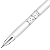 得力A036A-01，0.38mm 全针管中性笔卡通小清新学生笔签字笔水笔(036A)