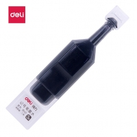 得力s640，2.5ml记号笔墨水一次性加墨不易褪色补充液红蓝黑三色