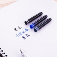 得力S641，钢笔墨囊 补充液 钢笔墨胆墨裹 钢笔墨水替换芯（6支/盒）