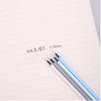得力A764，0.38mm全针管中性笔芯极细水笔替芯学生专用笔芯