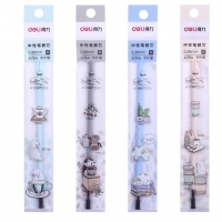 得力A764，0.38mm全针管中性笔芯极细水笔替芯学生专用笔芯