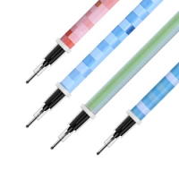 得力A783，0.38mm全针管中性笔芯极细水笔替芯学生专用笔芯